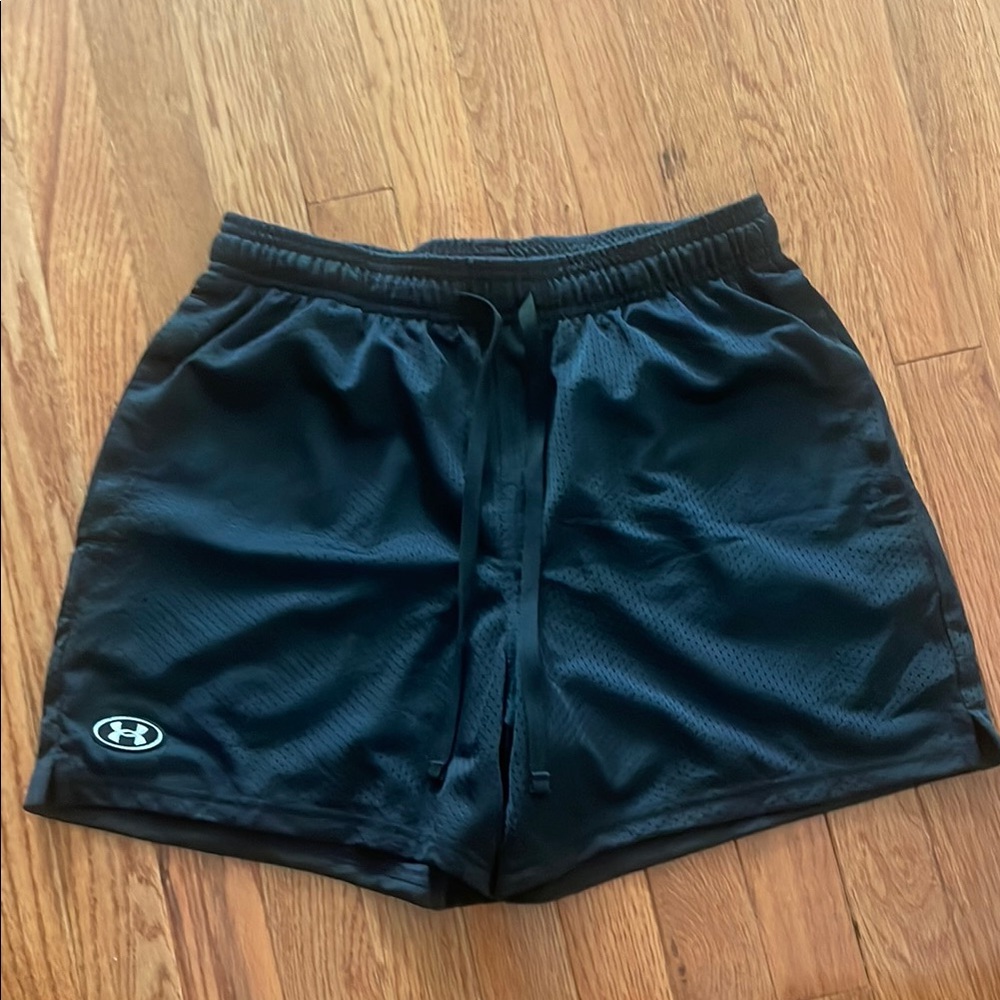 Under Armour Black Mesh Performance Shorts
